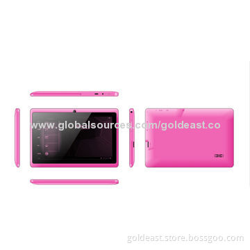 7-inch Tablet PCs, Capacitive Touch Screen (5-point Touch), 800x480P, Boxchip A23, DDR3 512MB RAM